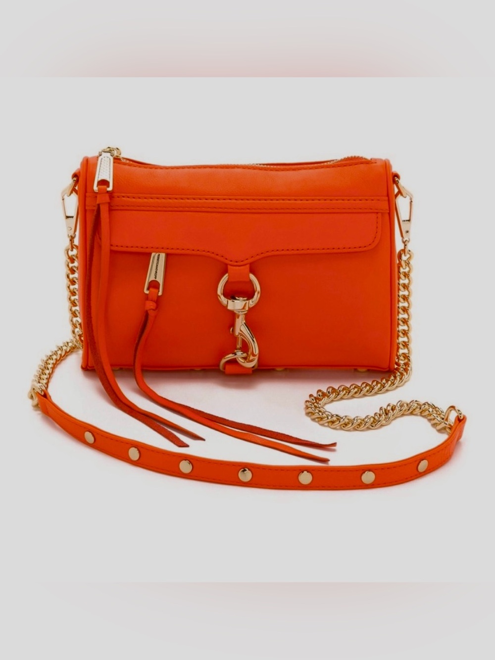 Rebecca Minkoff Bright Red Mini Mac Bag